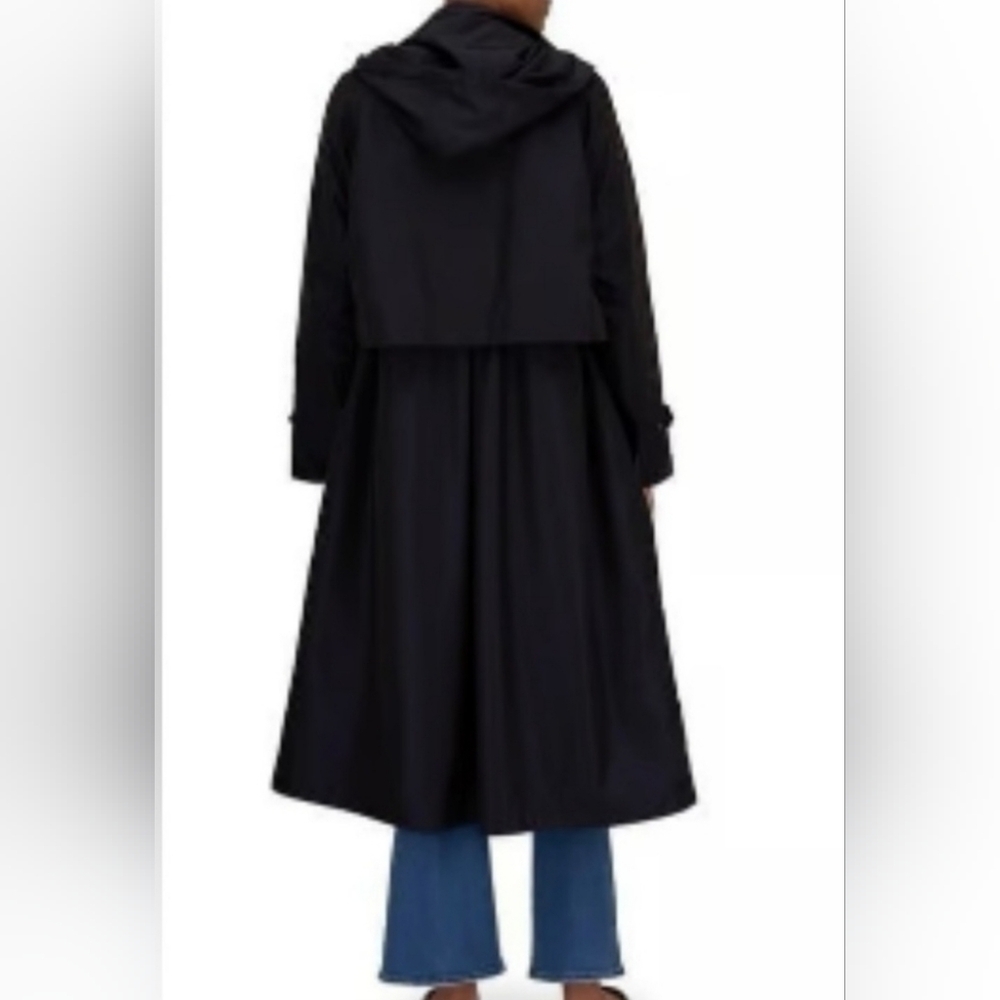 Vintage LL Bean Trench Coat - Navy - Picture 3 of 12